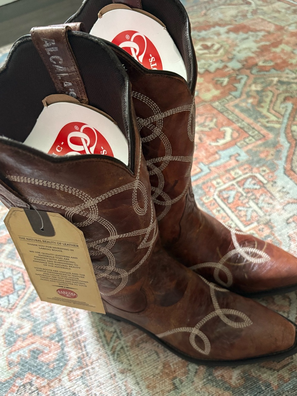 Laredo Women's Happy Hour Distressed Leather Cowgirl Boot| 10 B.